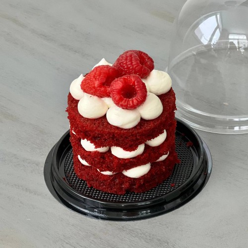 Десерт красный бархат #776 круглый, 140 г